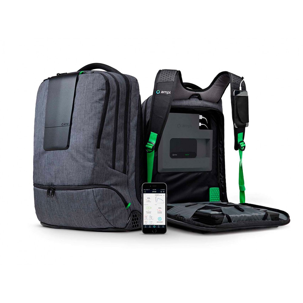 Умный рюкзак для ноутбука. AMPL Backpack